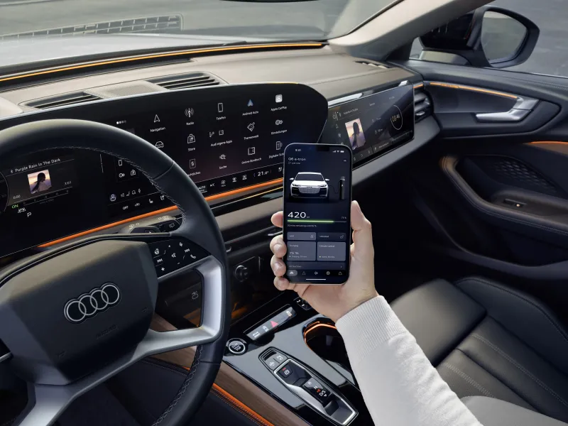 Audi relansează aplicația MyAudi: design intuitiv, funcții smart și asistent AI