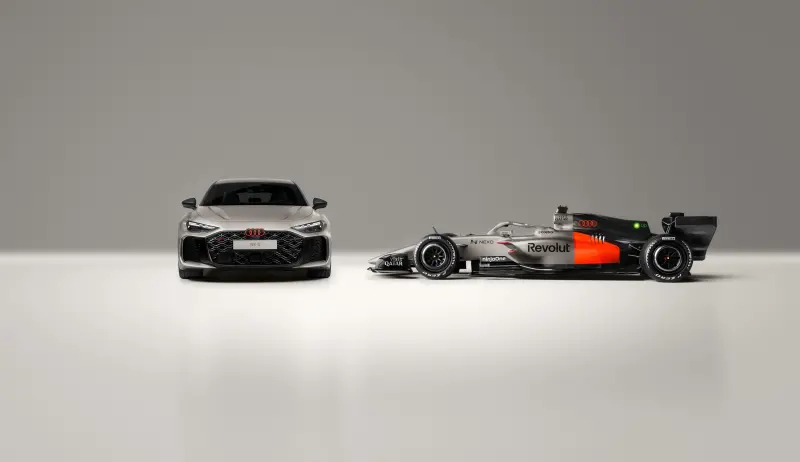 Două premiere Audi la Porsche Pipera: monopostul de Formula 1 și noul RS 5 pot fi văzute în acest weekend