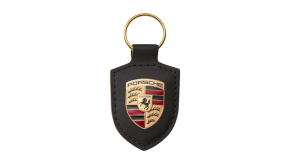 Breloc Porsche piele negru thumbnail